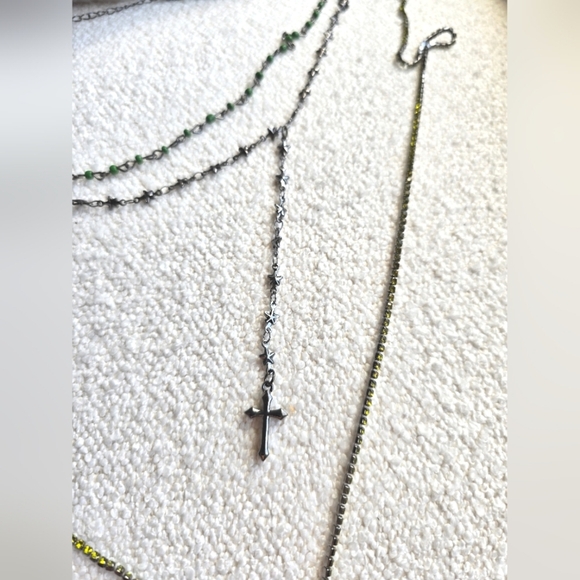NWT!! Free People, Starlight Starlight LongLayered Necklace, NEW! - Picture 5 of 7